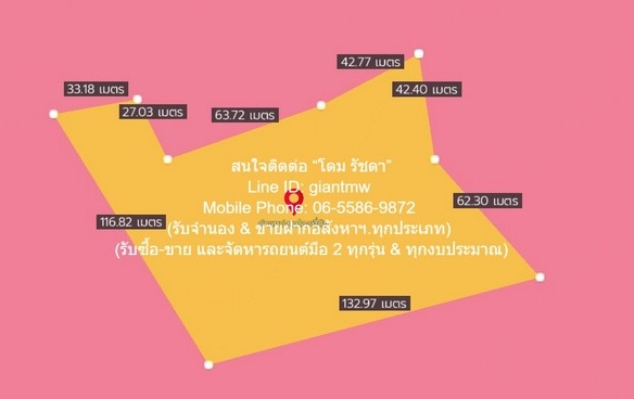 พื้นที่ดิน ขายที่ดินผังสีชมพู 8-0-40 ไร่ (ใกล้ถนนพุทธมณฑลสาย 7) ต.หอมเกร็ด อ.สามพราน จ.นครปฐม ราคา 40.50 ล้านบาท (5 ล้านบาท/ไร่) 40500000 บ. ไม่ไกลจาก ใกล้ถนนพุทธมณฑลสาย 7 (500 ม.) โลเคชั่นดี นครปฐม
