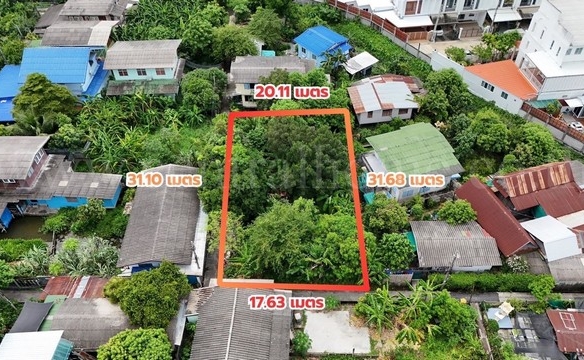 ที่ดิน 147.9 ตร.วา ซอยจรัญสนิทวงศ์ 3 (ซอยสมชาย) แปลงหัวมุม ราคาถูกมาก