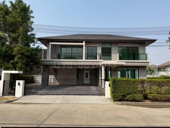 ขายบ้านเดี่ยว 2 ชั้น มบ.ณุศาศิริ ซิตี้ พระราม 2 เนื้อที่ 154.4 ตรว 3นอน 5น้ำ มีสระว่ายน้ำส่วนตัว หน้าบ้านทิศใต้